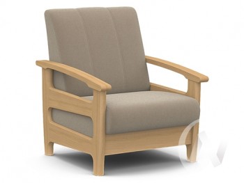Кресло для отдыха Омега (бук лак/CATANIA LATTE) в Барышево - baryshevo.mebel54.com | фото