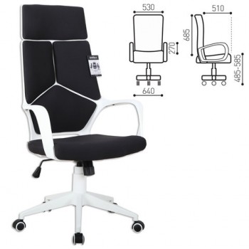 Кресло офисное BRABIX Prime EX-515 (черная ткань) в Барышево - baryshevo.mebel54.com | фото