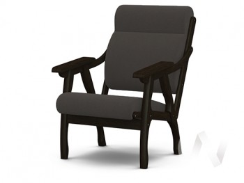 Кресло Вега-10 (венге лак/ULTRA GRAFIT) в Барышево - baryshevo.mebel54.com | фото