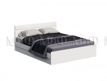 Кровать Нэнси New 1,4м (Белый/белый глянец) в Барышево - baryshevo.mebel54.com | фото