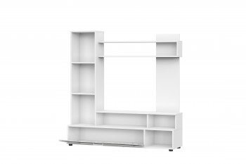 Мебель для гостиной "МГС 9" Белый / Цемент светлый в Барышево - baryshevo.mebel54.com | фото